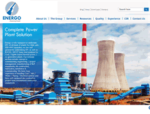 Tablet Screenshot of energoindia.com